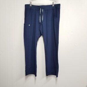 FIGS Kade Cargo Scrub Pants Womens XL Extra Large Navy Technical T21004